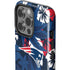 NFL New England Patriots Tropical Print iPhone 15 Pro Impact Case